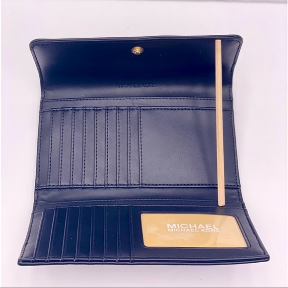 Michael Kors Trifold Wallet Black - Picture 6 of 11